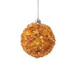 Amber Christmas Tree Ball, Ø 6 cm