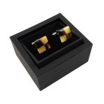 Amber Cufflinks, Square