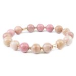 Natural Stone Bracelet, Rhodochrosite