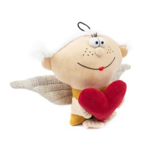 Angel with a heart - cute and adorable stuffed toy