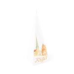 Candle "Riga", Pyramid Shape, White