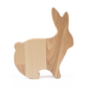 Wooden bunny, 16 cm