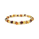 Amber Bracelet with Sparkles, ⌀5 cm