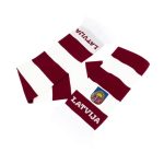 Hockey Fan Scarf LATVIJA with Coat of Arms, Two-Color
