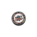 Hockey Puck Magnet - Coat of Arms of Latvia