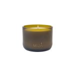 Soy Wax Candle in a Olive Green Glass Jar "Grapefruit", 130 ml