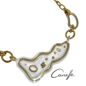 Plexiglass necklace - dali