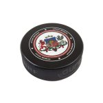 Souvenir Hockey Puck - Coat of Arms of Latvia