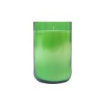 Soy Wax Candle in a Green Glass Jar "Lemongrass", 300 ml