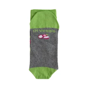cotton-socks-im-veggie-sole-44208 Cotton socks "i'm veggie", grey