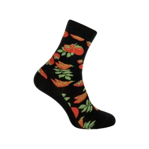 Cotton socks "more ketchup", black