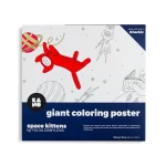 Giant Coloring Poster “Space Kittens”, 100 x 70cm