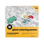Giant Coloring Poster “Transportation”, 100 x 70cm