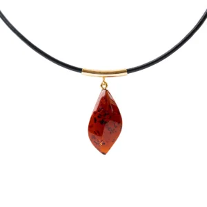 Amber necklace with string