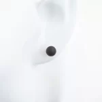 Amber Earrings “Bead”, Stud Closure