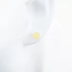Amber Earrings “Bead”, Stud Closure