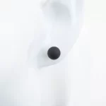Amber Earrings “Bead”, Stud Closure