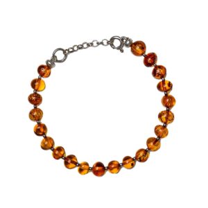Amber bracelet, ⌀ 6 cm