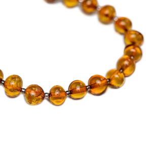 Amber bracelet, ⌀ 6 cm