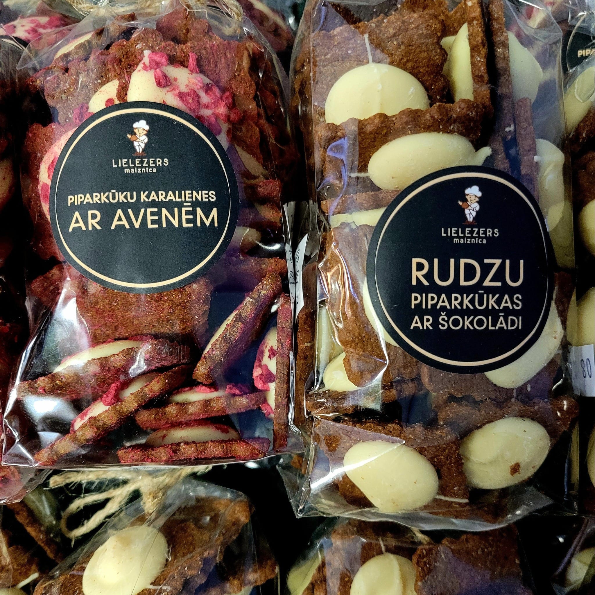 Rye gingerbread with white chocolate, 180 g