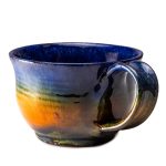 Ceramic Cup, Hand made, Bi-color