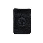 Small Leather Wallet-Insert for E-ticket, Riga Black Cat, Black, 7 x 10 cm