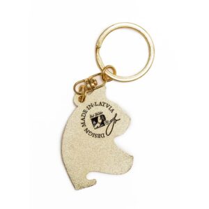 Key Ring – Bottle Opener with Riga Black Cat, Riga, Metallic Key ring - bottle opener with riga black cat, riga, metallic