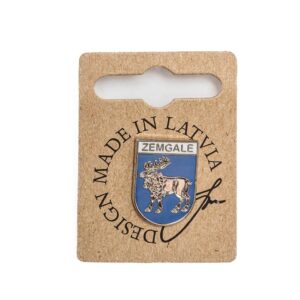 Pin - coat of arms of zemgale, 1.5 x 2 cm