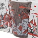 Souvenir Glass Gift Set, RIGA LATVIA, 2 x 60 ml