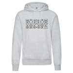 Unisex Hoodie "The Heart of Life", LATVIJA, Grey