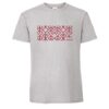 Unisex T-shirt with Ethnographic Pattern "Heart of Life", LATVIJA, Grey