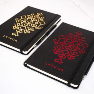 Notebook “Tree of Life” with Pen, LATVIJA, Red, 13.5×21 cm Notebook "tree of life" with pen, latvija, red, 13.5x21 cm