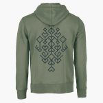 Unisex Hoodie "The Tree of Life", LATVIJA, Olive Green