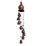 Ceramic Wind Chimes with Birds, 9 Bells