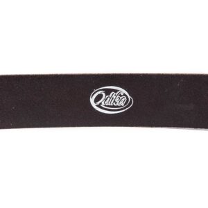 Leather Belt with Ethnographic Signs, Brown Leather belt with ethnographic signs, brown