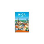 Magnet 3D RIGA, Old Town Panoramic View, 54x78 mm