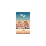 Magnet 3D RIGA, Old Town, House of the Blackheads, 54x78 mm