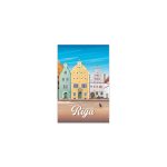 Magnet 3D RIGA, Old Town, Three Brothers, 54x78 mm