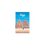 Magnet 3D RIGA, Old Town, House of the Blackheads, 54x78 mm