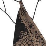 Linen Kitchen Towel, Brown, 42 x 43 cm