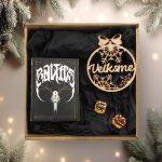 Christmas Gift Set – “Baltics” Playing Cards, Dice & Christmas Tree Ornament “Luck”