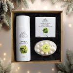 Christmas Gift Set – Linden Blossom Hand Cream, Soap & Solid Perfume