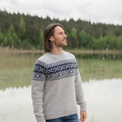 Men's merino wool sweater august