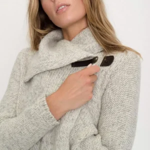 Women’s wool cardigan “storm”