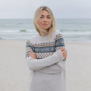 womens-merino-wool-cashmere-sweater-ice Women’s merino and cashmere sweater, ice