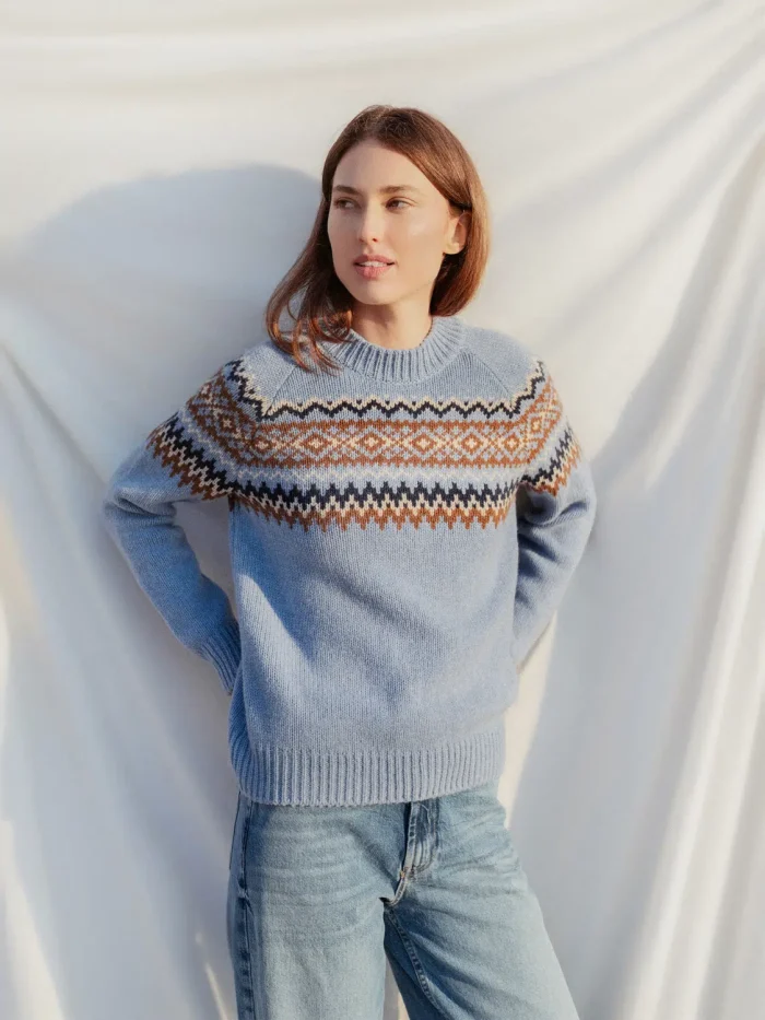 Women’s merino and cashmere sweater, jurga