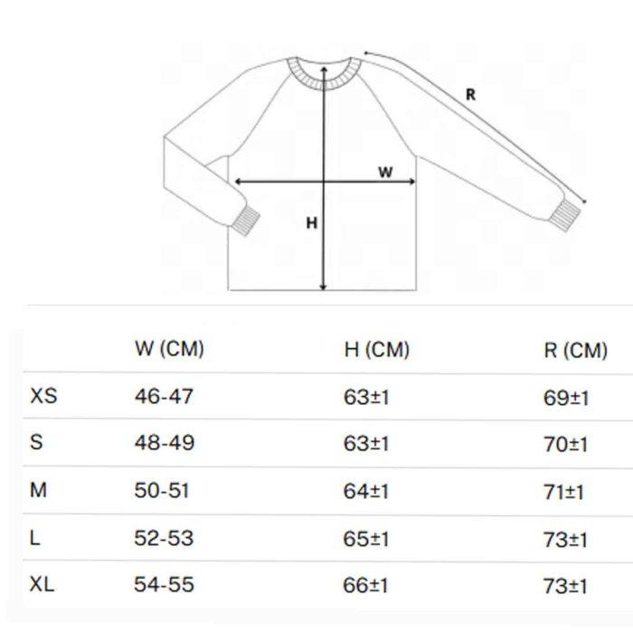 Women’s wool sweater with zipper “sky”