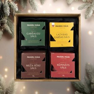 Christmas gift set – chef’s salt selection, 4 flavors