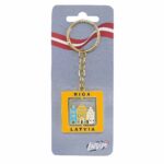 Keychain “Riga – Flag and Three Brothers”