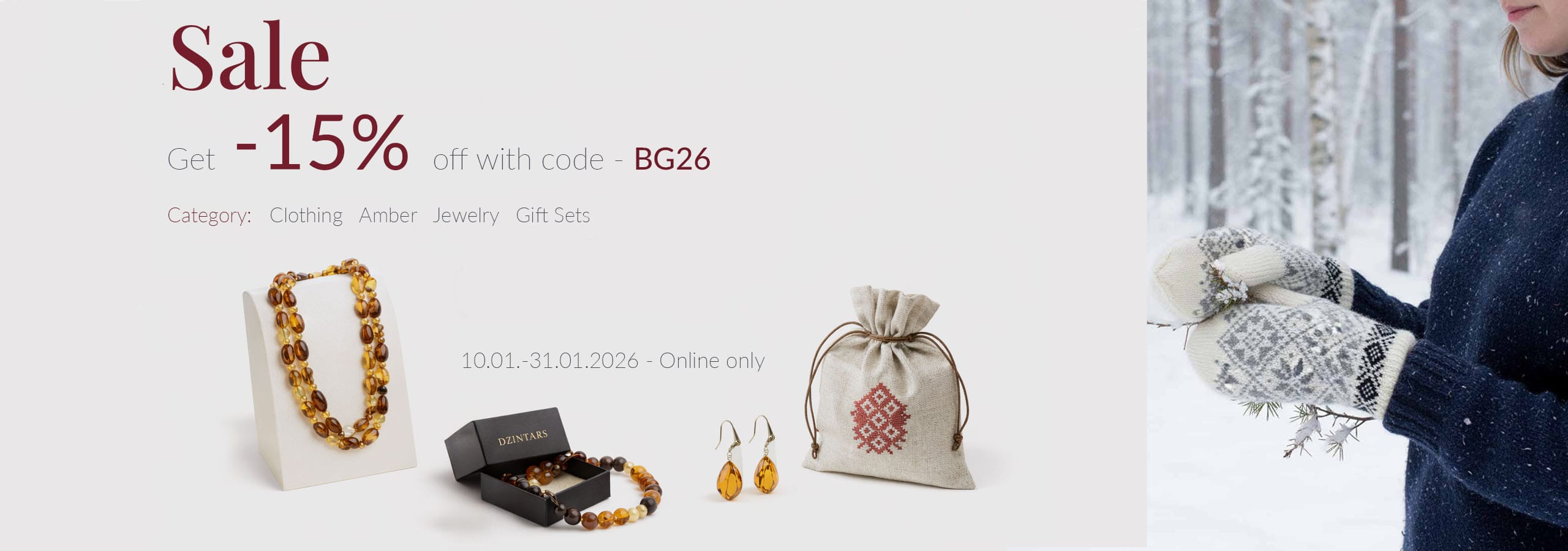 Gifts and souvenirs from baltic states